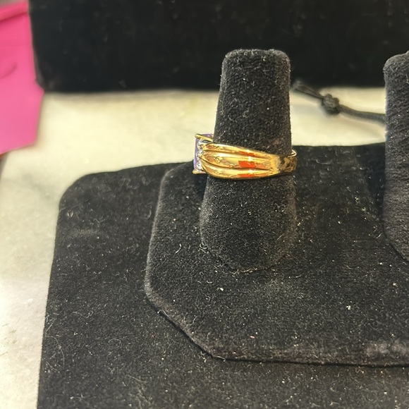 Vintage Talia Light Tanzanite Purple Ring, sz 5-boutique - Picture 5 of 6